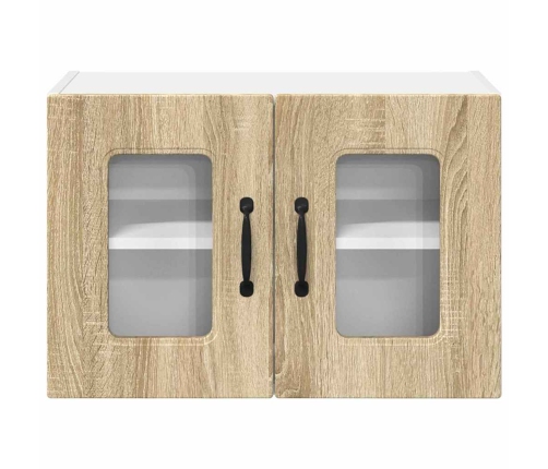 Virtuves Sienas Skapītis 2 Pcs Sonoma Ozols 60 X 31 X 40 Cm Vidaxl