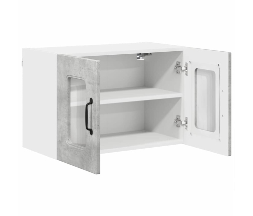 Virtuves Sienas Skapītis 2 Pcs Betona Pelēks 60 X 31 X 40 Cm Vidaxl