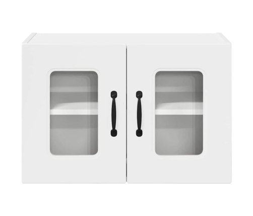 Virtuves Sienas Skapītis 2 Pcs Augsta Spīduma Baltā Krāsa Vidaxl