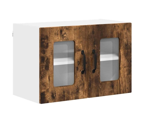 Virtuves Sienas Skapītis 2 Pcs Dūmaka Ozols 60 X 31 X 40 Cm Vidaxl