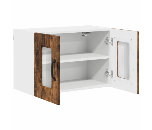 Virtuves Sienas Skapītis 2 Pcs Dūmaka Ozols 60 X 31 X 40 Cm Vidaxl