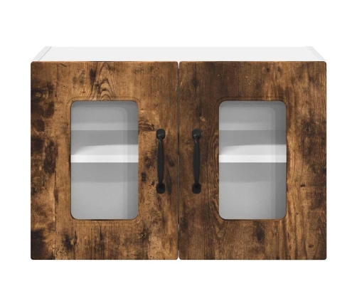 Virtuves Sienas Skapītis 2 Pcs Dūmaka Ozols 60 X 31 X 40 Cm Vidaxl