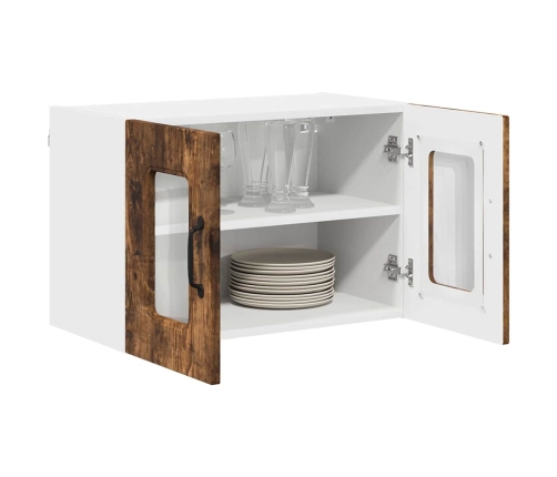 Virtuves Sienas Skapītis 2 Pcs Dūmaka Ozols 60 X 31 X 40 Cm Vidaxl