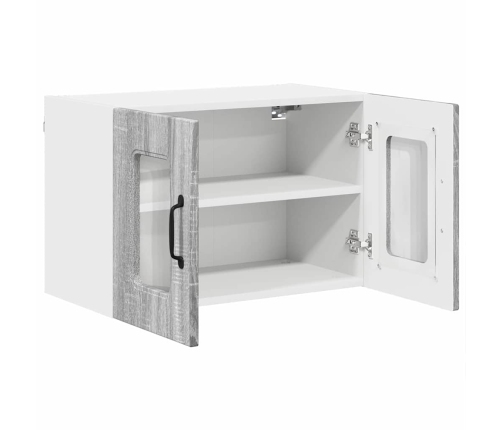 Virtuves Sienas Skapītis 2 Pcs Pelēks Sonoma 60 X 31 X 40 Cm Vidaxl