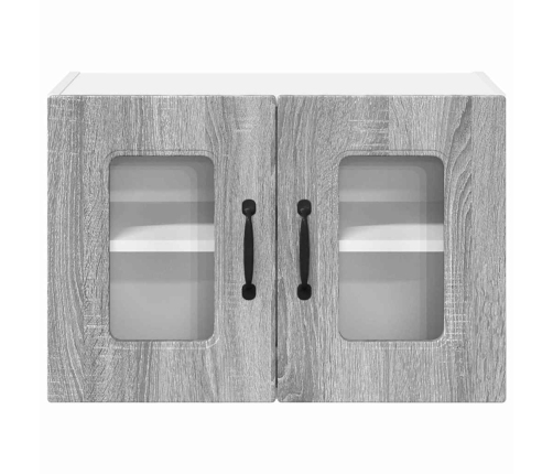 Virtuves Sienas Skapītis 2 Pcs Pelēks Sonoma 60 X 31 X 40 Cm Vidaxl