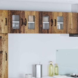 Virtuves Sienas Skapītis 2 Pcs Vecs Koks 60 X 31 X 40 Cm Vidaxl