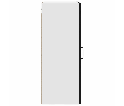 Virtuves Sienas Skapītis Ar Plauktu Melna 40 X 31 X 80 Cm Vidaxl