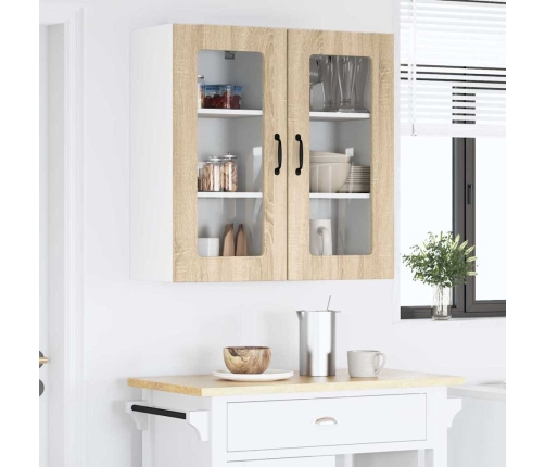 Virtuves Sienas Skapītis 2 Pcs Sonoma Ozols 40 X 31 X 80 Cm Vidaxl