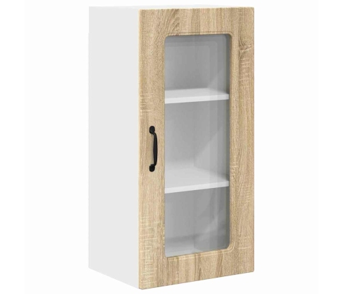 Virtuves Sienas Skapītis 2 Pcs Sonoma Ozols 40 X 31 X 80 Cm Vidaxl