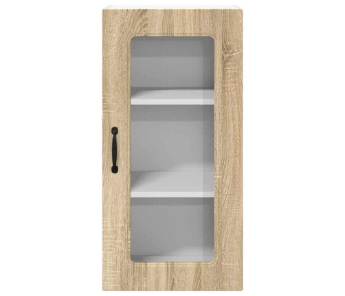 Virtuves Sienas Skapītis 2 Pcs Sonoma Ozols 40 X 31 X 80 Cm Vidaxl