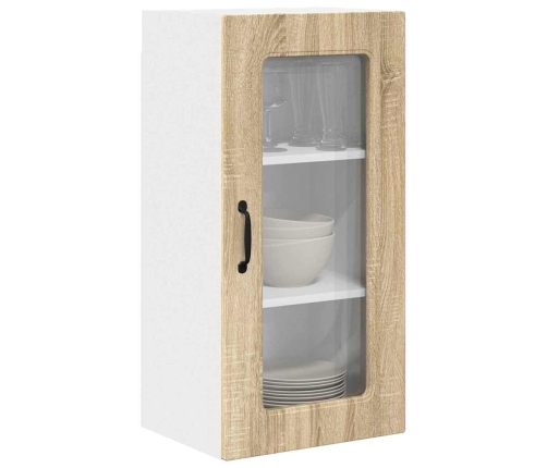 Virtuves Sienas Skapītis 2 Pcs Sonoma Ozols 40 X 31 X 80 Cm Vidaxl