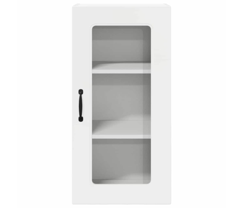 Virtuves Sienas Skapītis 2 Pcs Augsta Spīduma Baltā Krāsa Vidaxl