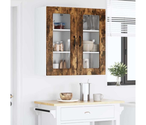 Virtuves Sienas Skapītis 2 Pcs Dūmaka Ozols 40 X 31 X 80 Cm Vidaxl