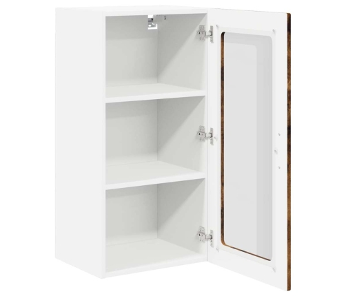 Virtuves Sienas Skapītis 2 Pcs Dūmaka Ozols 40 X 31 X 80 Cm Vidaxl