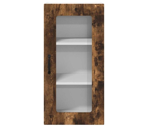 Virtuves Sienas Skapītis 2 Pcs Dūmaka Ozols 40 X 31 X 80 Cm Vidaxl