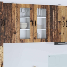 Virtuves Sienas Skapītis Ar Plauktu Vecs Koks 40 X 31 X 80 Cm Vidaxl