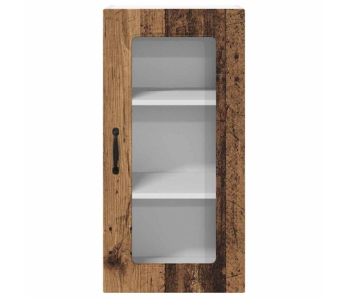 Virtuves Sienas Skapītis Ar Plauktu Vecs Koks 40 X 31 X 80 Cm Vidaxl