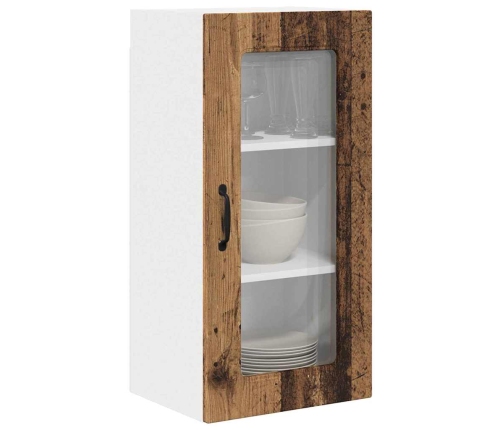 Virtuves Sienas Skapītis Ar Plauktu Vecs Koks 40 X 31 X 80 Cm Vidaxl