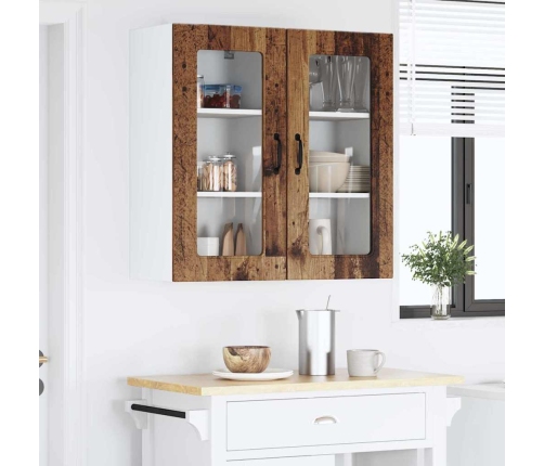 Virtuves Sienas Skapītis 2 Pcs Vecs Koks 40 X 31 X 80 Cm Vidaxl