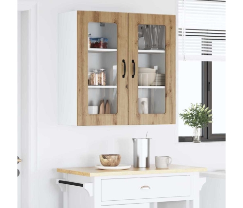 Virtuves Sienas Skapītis 2 Pcs Artisānā Ozols 40 X 31 X 80 Cm Vidaxl