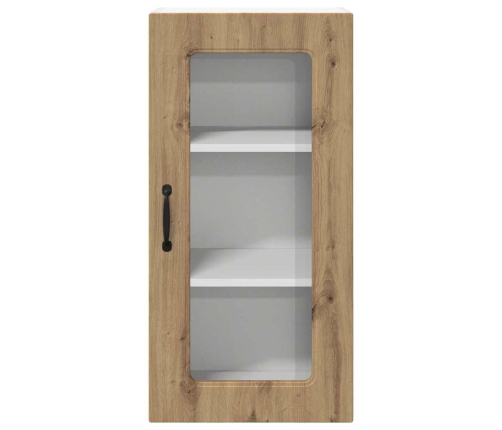 Virtuves Sienas Skapītis 2 Pcs Artisānā Ozols 40 X 31 X 80 Cm Vidaxl