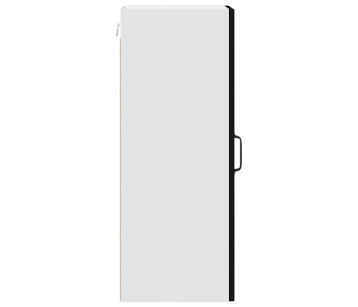 Virtuves Sienas Skapītis Ar Plauktu Melna 30 X 31 X 80 Cm Vidaxl