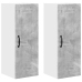 Virtuves Sienas Skapītis 2 Pcs Betona Pelēks 30 X 31 X 80 Cm Vidaxl