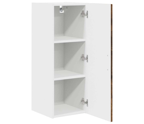 Virtuves Sienas Skapītis 2 Pcs Dūmaka Ozols 30 X 31 X 80 Cm Vidaxl