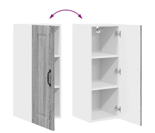 Virtuves Sienas Skapītis Pelēks Sonoma 30 X 31 X 80 Cm Vidaxl