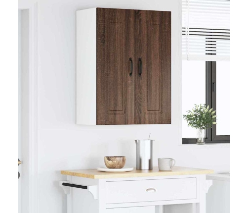 Virtuves Sienas Skapītis 2 Pcs Brūns Ozols 30 X 31 X 80 Cm Vidaxl