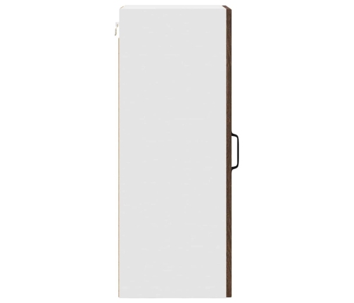 Virtuves Sienas Skapītis 2 Pcs Brūns Ozols 30 X 31 X 80 Cm Vidaxl