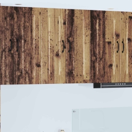 Virtuves Sienas Skapītis Ar Plauktu Vecs Koks 30 X 31 X 80 Cm Vidaxl