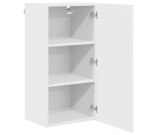 Virtuves Sienas Skapītis Ar Plauktu Balts 40 X 31 X 80 Cm Vidaxl