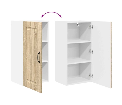 Virtuves Sienas Skapītis Ar Durvīm Sonoma Ozols 40 X 31 X 80 Cm Vidaxl