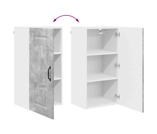 Virtuves Sienas Skapītis Betona Pelēks 40 X 31 X 80 Cm Vidaxl