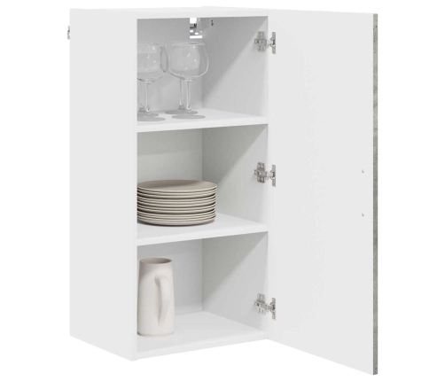 Virtuves Sienas Skapītis Betona Pelēks 40 X 31 X 80 Cm Vidaxl