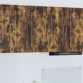 Virtuves Sienas Skapītis Ar Durvīm Dūmaka Ozols 40 X 31 X 80 Cm Vidaxl