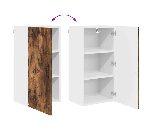 Virtuves Sienas Skapītis Ar Durvīm Dūmaka Ozols 40 X 31 X 80 Cm Vidaxl