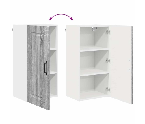 Virtuves Sienas Skapītis Pelēks Sonoma 40 X 31 X 80 Cm Vidaxl