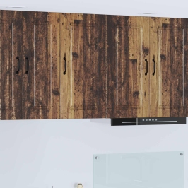 Virtuves Sienas Skapītis Ar Plauktu Vecs Koks 40 X 31 X 80 Cm Vidaxl