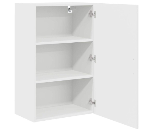 Virtuves Sienas Skapītis Ar Plauktu Balts 50 X 31 X 80 Cm Vidaxl