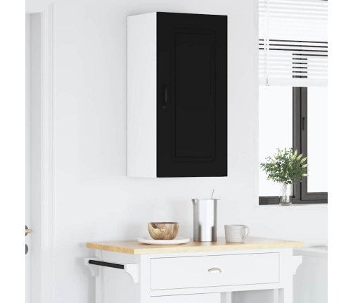 Virtuves Sienas Skapītis Ar Plauktu Melna 50 X 31 X 80 Cm Vidaxl