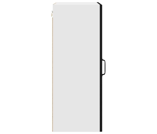 Virtuves Sienas Skapītis Ar Plauktu Melna 50 X 31 X 80 Cm Vidaxl