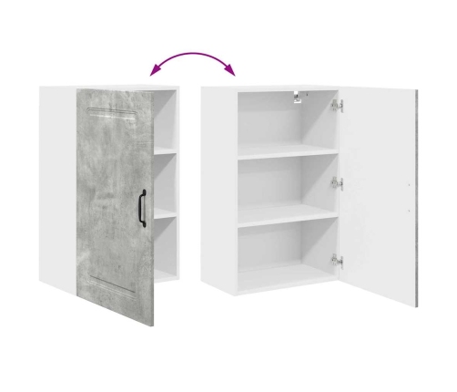 Virtuves Sienas Skapītis Betona Pelēks 50 X 31 X 80 Cm Vidaxl