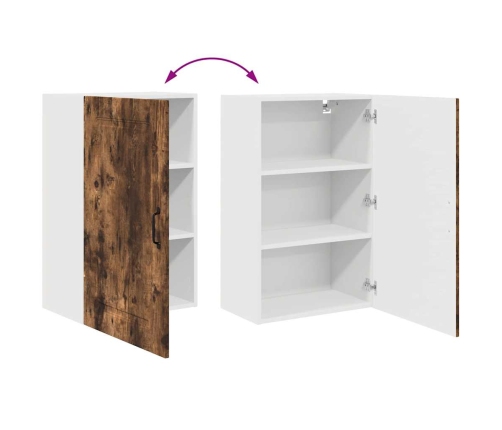 Virtuves Sienas Skapītis Ar Durvīm Dūmaka Ozols 50 X 31 X 80 Cm Vidaxl