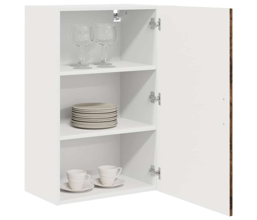 Virtuves Sienas Skapītis Ar Durvīm Dūmaka Ozols 50 X 31 X 80 Cm Vidaxl