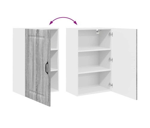 Virtuves Sienas Skapītis Pelēks Sonoma 50 X 31 X 80 Cm Vidaxl