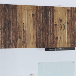 Virtuves Sienas Skapītis Ar Plauktu Vecs Koks 50 X 31 X 80 Cm Vidaxl