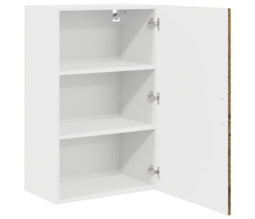 Virtuves Sienas Skapītis Ar Plauktu Vecs Koks 50 X 31 X 80 Cm Vidaxl
