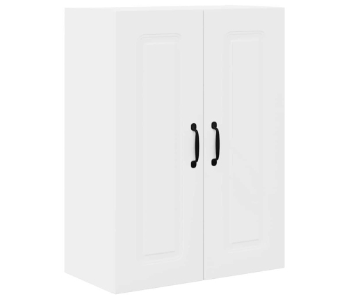 Virtuves Sienas Skapītis Ar Plauktu Balts 60 X 31 X 80 Cm Vidaxl